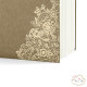 VINTAGE GUEST BOOK WITH GOLDEN ORNAMENTS