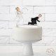 NEWLY WED WITH A FISHING ROD CAKE TOPPER