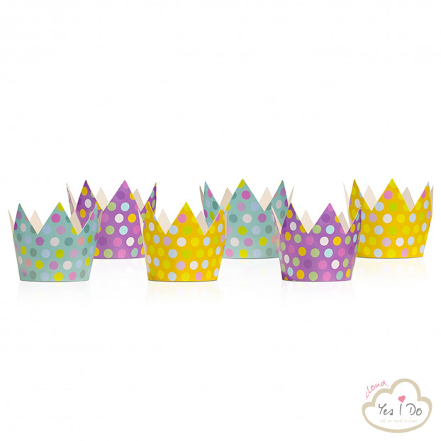 6 PARTY CROWNS