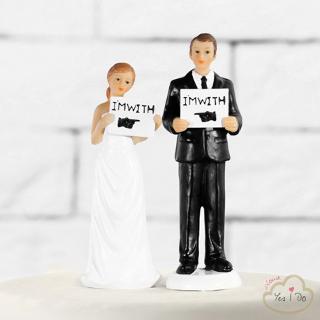 CAKE TOPPER I'M WITH