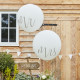 PALLONCINI GIGANTI MR & MRS