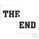 STICKER "THE END"