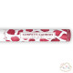 CONFETTI CANNON WITH ROSE PETALS, DEEP RED 40 CM.
