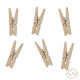 20 NATURAL WOODEN PEGS